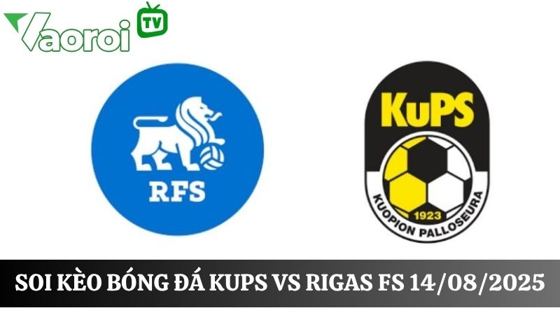 kèo bóng đá KuPS vs Rigas FS