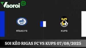 Soi kèo Rigas FS vs KuPS, 00h00 ngày 07/08/2025